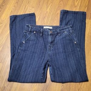 Rock & Roll Hooey Women’s High Rise Bootcut Jeans W28 L32 Western Dark Denim C59